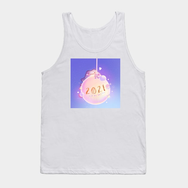 2021 Will be Better Tank Top by Miya Gu Art